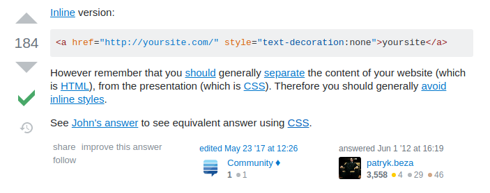 Stack Overflow answer